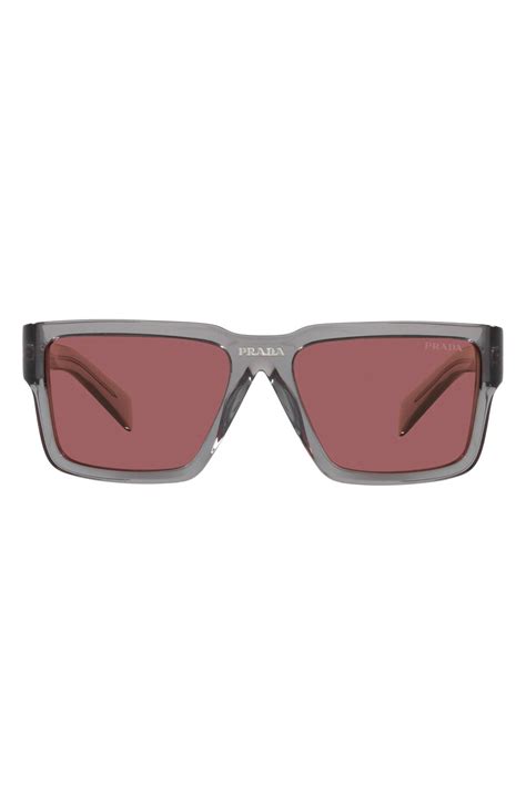 prada 56mm rectangle sunglasses|Prada 56mm Rectangular Sunglasses .